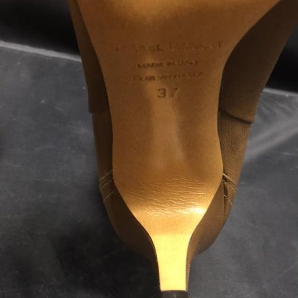 Isabel Marant Leather Pointed Toe Cowboy Boots - Picture 9 of 12